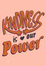 KINDNESS POWER Just because Card 10912 created by Wild Card