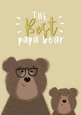 papa bear Father's Day Card 42492 created by Lily and Daisy