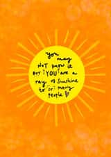 sunshine sun Just because Card 18362 created by We Are Floofy