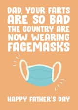 dad farts Father's Day Card 41380 created by James  Steer