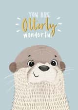 Otter otterly Just because Card 17758 created by Lily and Daisy