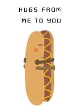 hugs hotgogs Card 42441 created by crystal chou