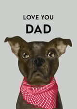 Dad Love Father's Day Card 43393 created by Treacle Bum