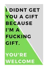 birthday humour Card 38726 created by James J