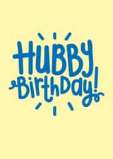 Hubby adult Birthday Card 16973 created by Squaire