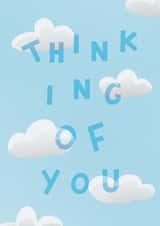 Head in the clouds - thinking of you card created by Wandering Studio Co.