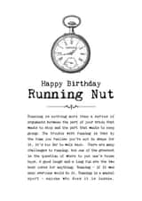 Happy Birthday Running Nut created by Coulson Macleod