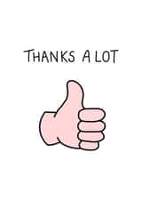 thanks thank you Card 39963 created by Hannah Can't Draw