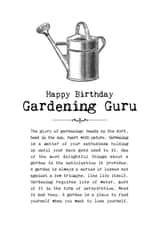Happy Birthday Gardening Guru created by Coulson Macleod