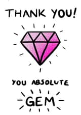 thank you absolute Thank You Card 8030 created by Bloom & Lark Designs