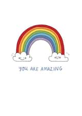 rainbow you Just because Card 18626 created by Jessica Woodhouse