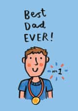 dad best dad Father's Day Card 42995 created by Jenny Seddon