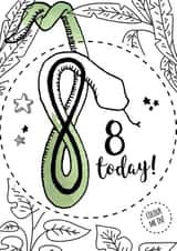 8 8th Birthday Card 2428 created by Pippa Race