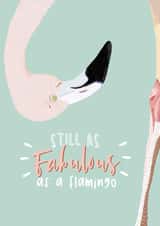 fabulous flamingo Birthday Card 17759 created by Lily and Daisy