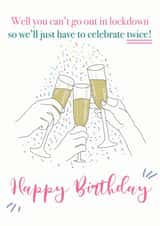 prosscco cheers Birthday Card 39267 created by Emma Keight