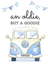 vw oldie Birthday Card 16527 created by Kate Garrett