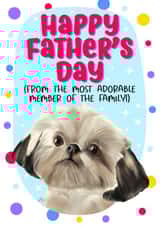 Shih Tzu cute Father’s Day created by Little Cat Creates