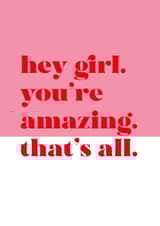 friendship feminist Just because Card 18852 created by BaseyMakes