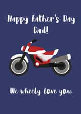 wheely love you Father's Day Card 42473 created by Zoe Shepherd