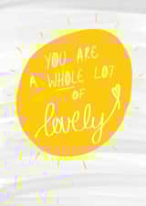 whole lot Just because Card 16408 created by Holly Bernard