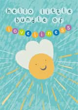 Bundle of Loveliness New Baby Card created by Jennie Moore