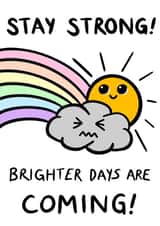 stay strong brighter days Love & Friendship Card 8031 created by Bloom & Lark Designs