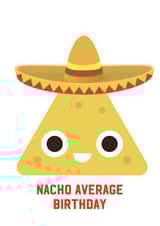 nacho average Birthday Card 18833 created by Charlotte Gibson