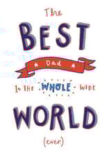 best dad Father's Day Card 43525 created by Jen Roffe