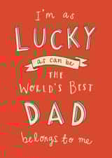 lucky best Father's Day Card 43526 created by Jen Roffe