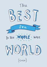 best son Birthday Card 18921 created by Jen Roffe