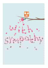 sympathy owl Sympathy Card 5421 created by Roisin Cafferty