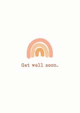 get well soon rainbow Get Well Card 7307 created by Amy Ellen Designs