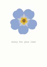 with sympathy created by doodleshoe paper goods