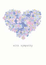 Sympathy and bereavement card created by doodleshoe paper goods
