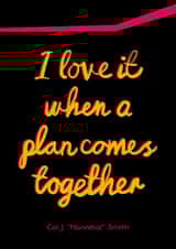 fathers day 1980s TV Card 43584 created by Dan The Scribbler