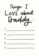 things I love about Father's Day Card 18336 created by Sweetsmith Designs