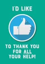 I'd like to thank you card created by Crazed Creative