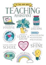 The best Teaching Assistant card 1001 created by Eskimo Kiss Designs