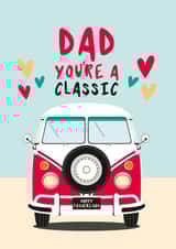 Classic Birthday/Father's Day Card - Camper Van - For Dad created by Diva Doodle Designs