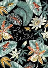 Arty Birthday Card - Go Wild - Rainforest created by Jacqueline Colley