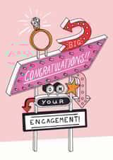 American diner - engagement card created by Jacqueline Colley