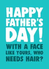 Cheeky Bald Father's Day Card created by Dolli Does Design