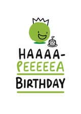 pea crown Birthday Card 4701 created by Conor Rawson