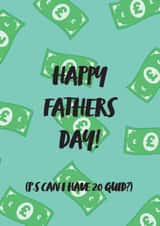 20 quid Father's Day Card 37137 created by Ellie Fflur Studio