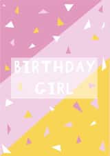 girl confetti Birthday Card 16139 created by Creative Gemz