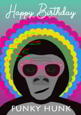 gorilla hunk Birthday Card 19068 created by Leanne Creative