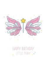 little fairy Birthday Card 19081 created by Evgenia Balchinova
