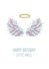 angel cute Birthday Card 19082 created by Evgenia Balchinova