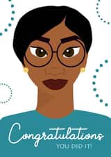 congratulations you passed Exams Card 19071 created by Leanne Creative