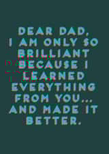 dad father Father's Day Card 19111 created by Hole in my Pocket